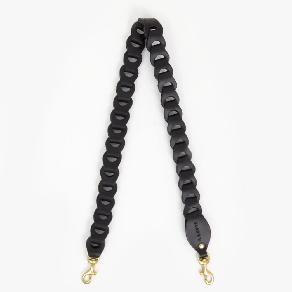 Clare V black link crossbody STRAP- NWOT